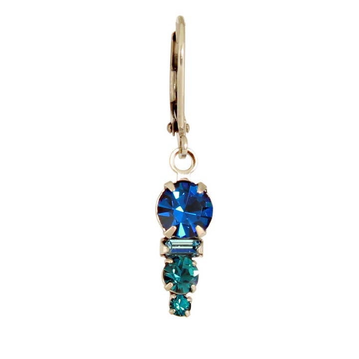 Baked Beads - Wholesale Dangle Earrings - Quadruple Crystal Earring
