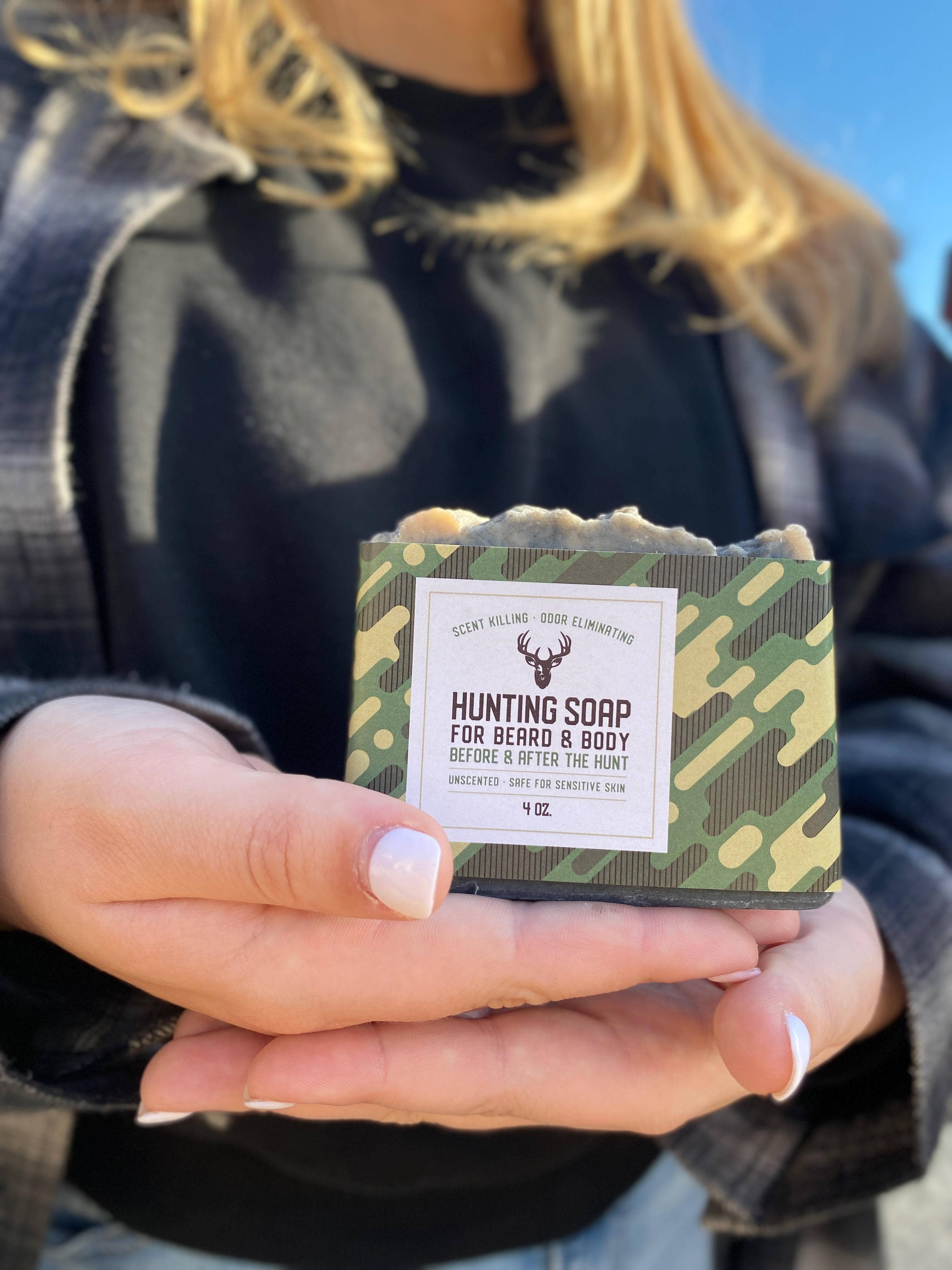 Mother Earth Soapworks - Wholesale Bar Soap - Hunting Soap - Scent Away - Hunter's Gift - Odor Eliminating