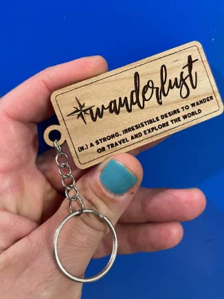 Llavero Wanderlust para venta al por mayor de Violet Lotus