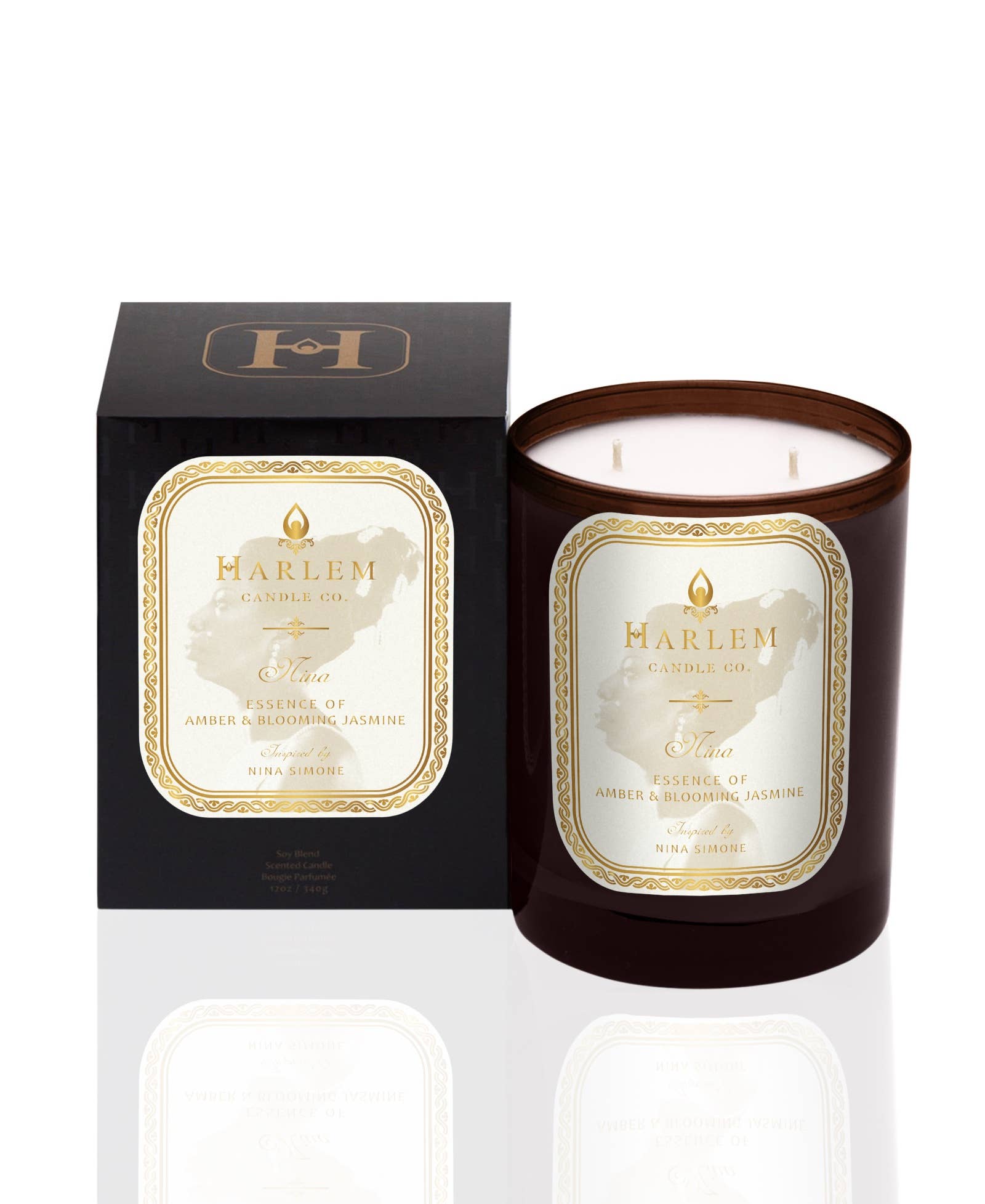 Harlem Candle Co - Wholesale Jar/Filled Candle - "Nina" 11oz Luxury candle