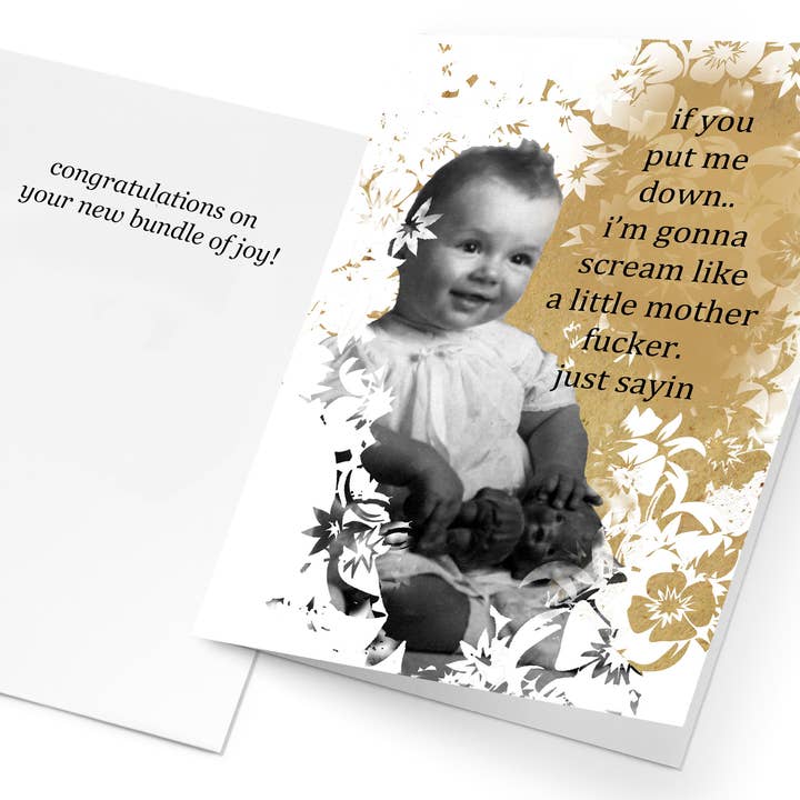 Erin Smith Art - Wholesale Baby Card - 666 Bundle of Joy Greeting Card
