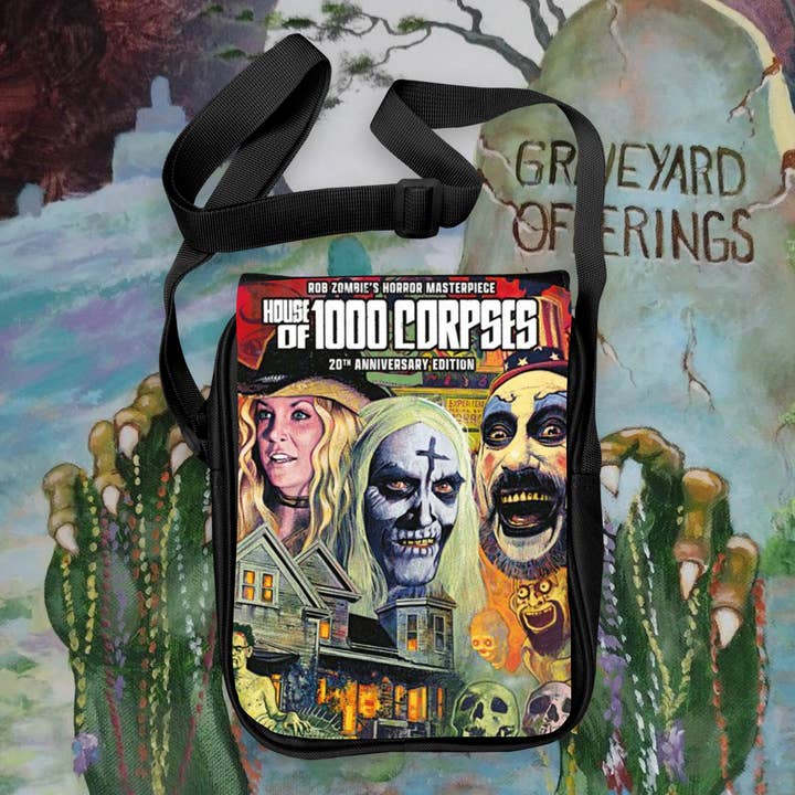 House of 1000's Corpses Crossbody for wholesale by Graveyard Offerings