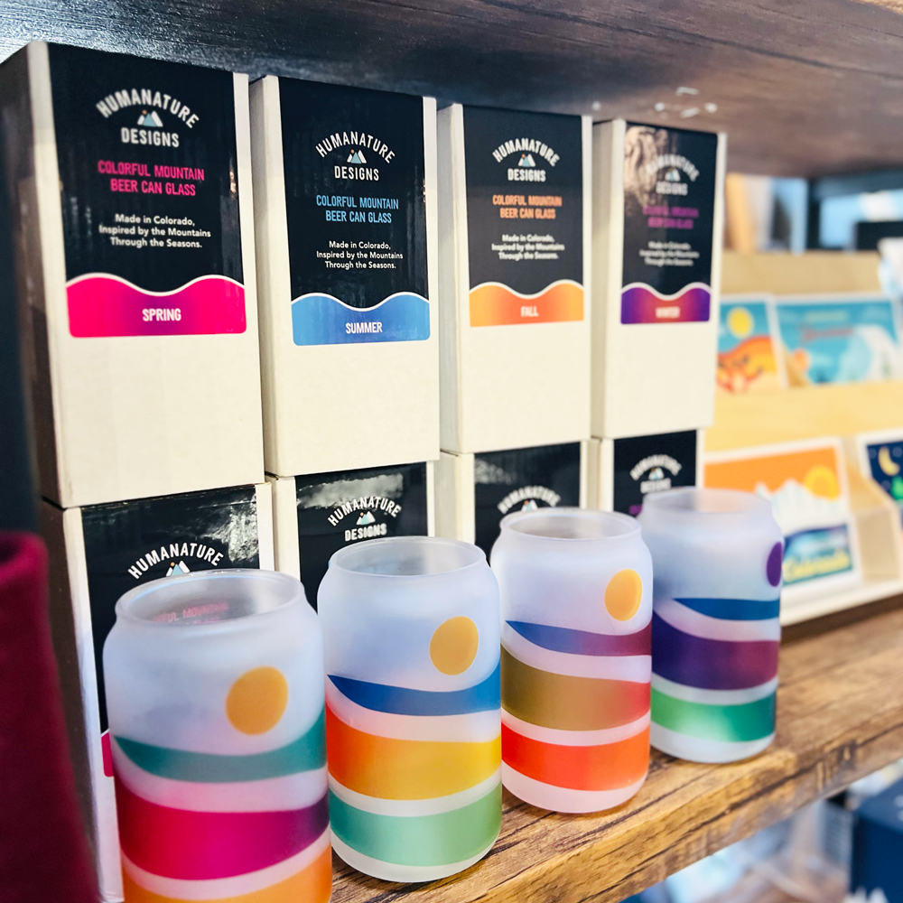 Human Nature Designs - Wholesale Beer Glass/Mug - Colorful Mountain Beer Glass - Colorful Glassware8