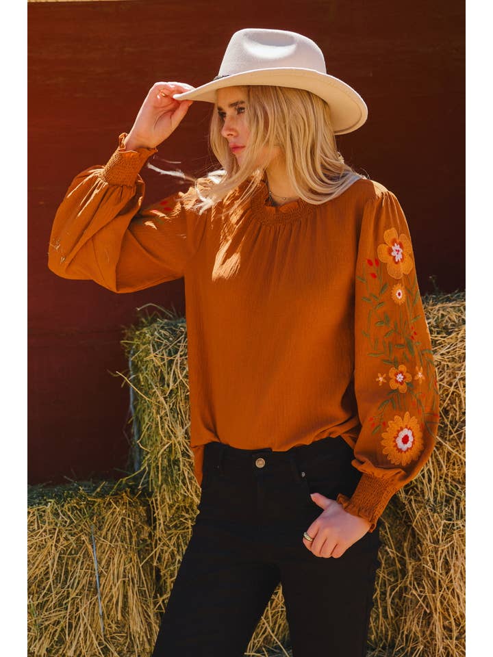 Oddi – wholesale Blus - Dam – Långärmad blus med textur Airflow
