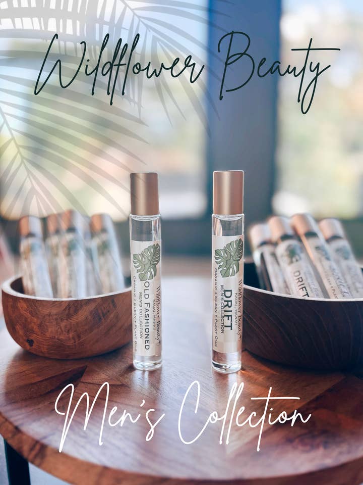 Men's Collection Fragrance for wholesale by Wildflower Beauty Kauai