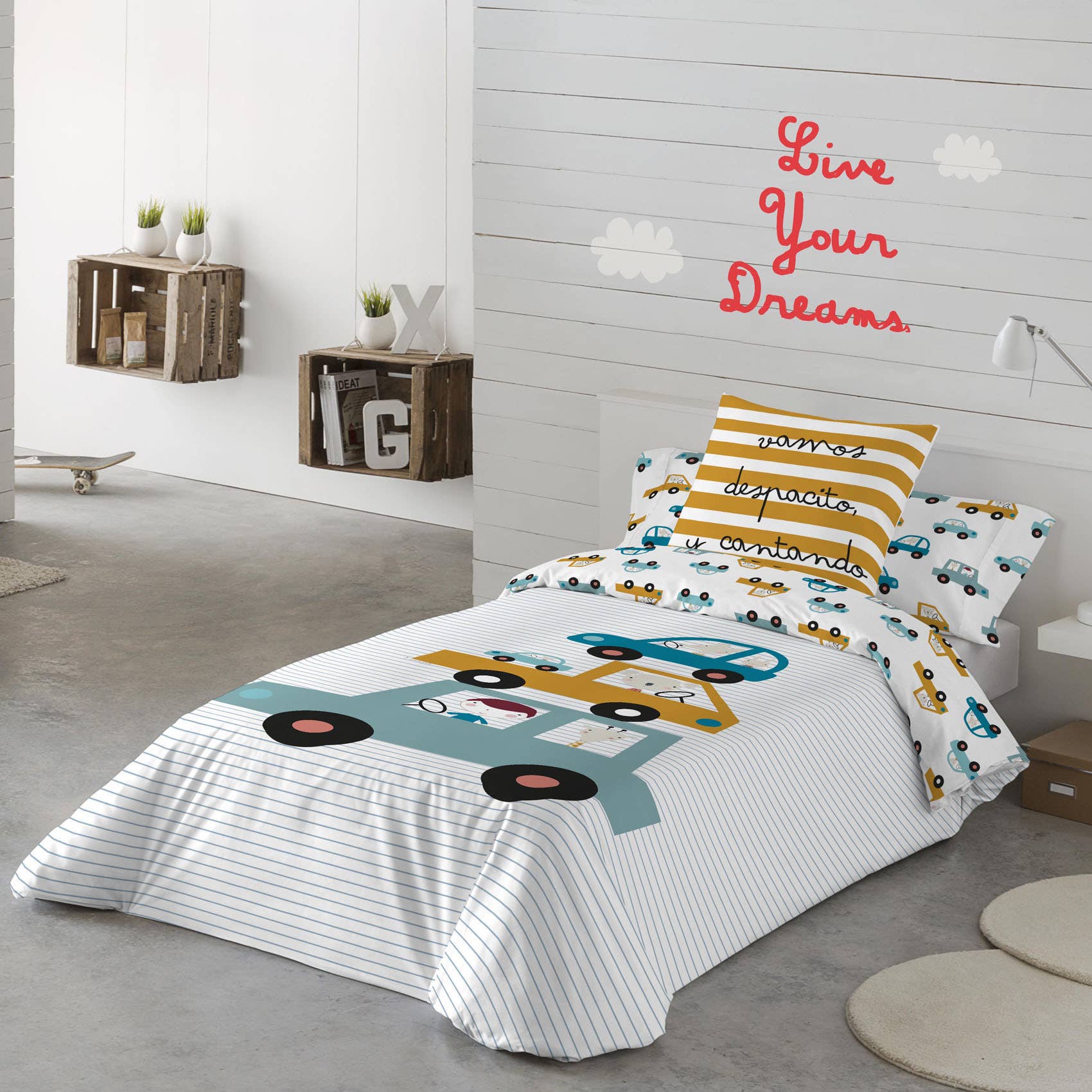 Only CARS - Duvet cover set 2 pcs, Reversible - HEI for wholesale on Faire1