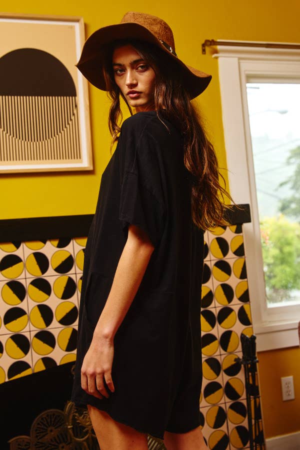 IVORY R5021 Oversized Solid Romper for wholesale on Faire21