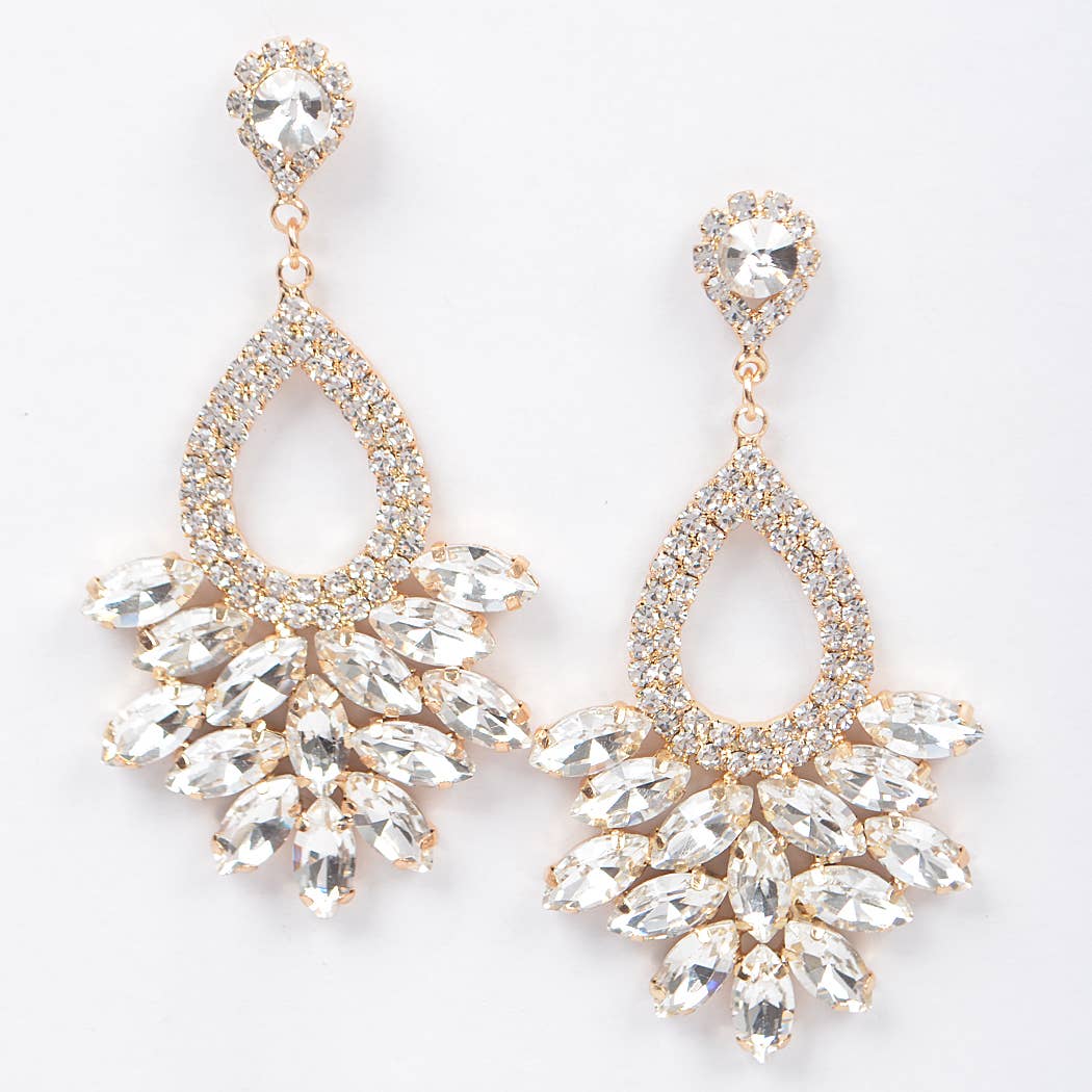3AM BY H&D ACCESSORIES - Wholesale Dangle Earrings - Rhinestone Dangle Earring3