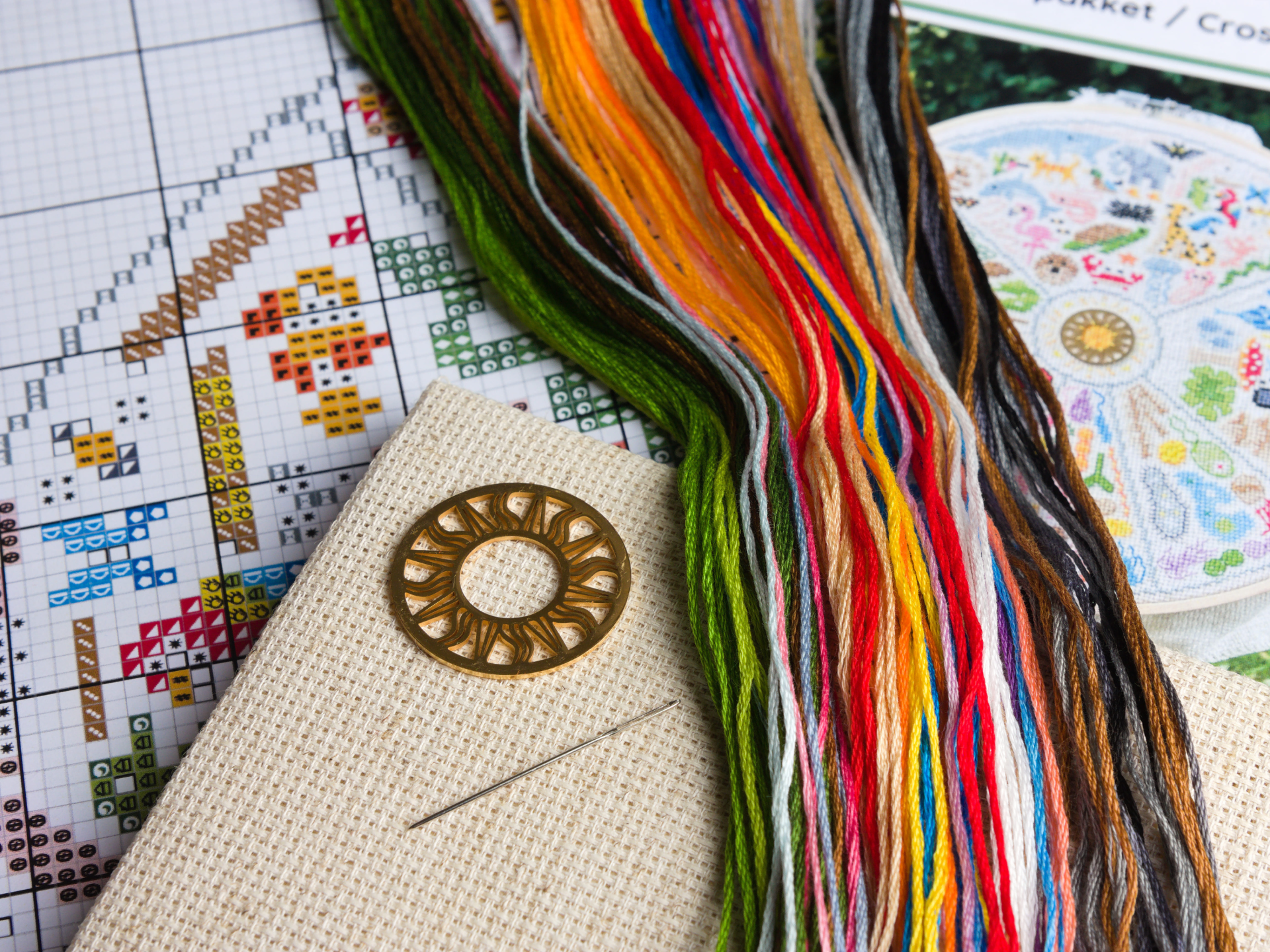 Stitchonomy - Vendita all'ingrosso Attrezzatura per ricamo/punto croce - Kit Punto Croce Regni della Vita2