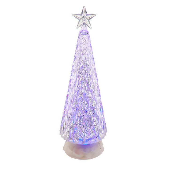 13.6“ B/O RGB Color Changing Christmas Tree W/ Water for wholesale by Kurt S. Adler, Inc.