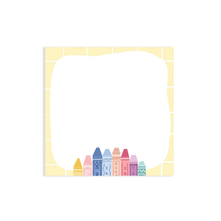 CRAYON STACK POST IT STICKY NOTES for wholesale by Jolly Joven