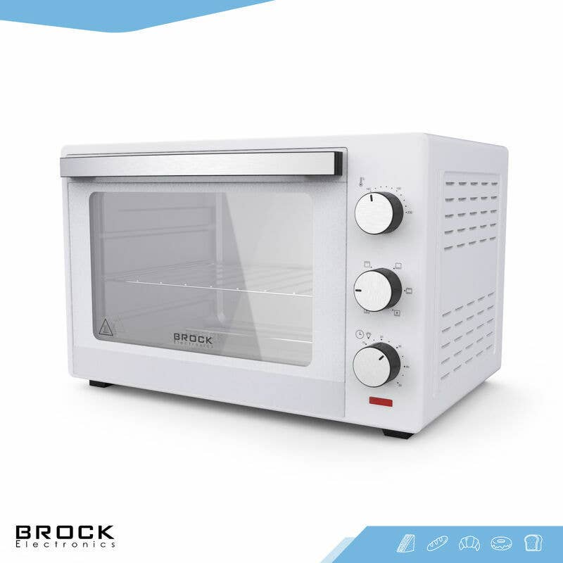 Sland - Wholesale Kitchen Appliance - Electric oven BROCK TO 3001 WH, white color 30 L. 1600 W2