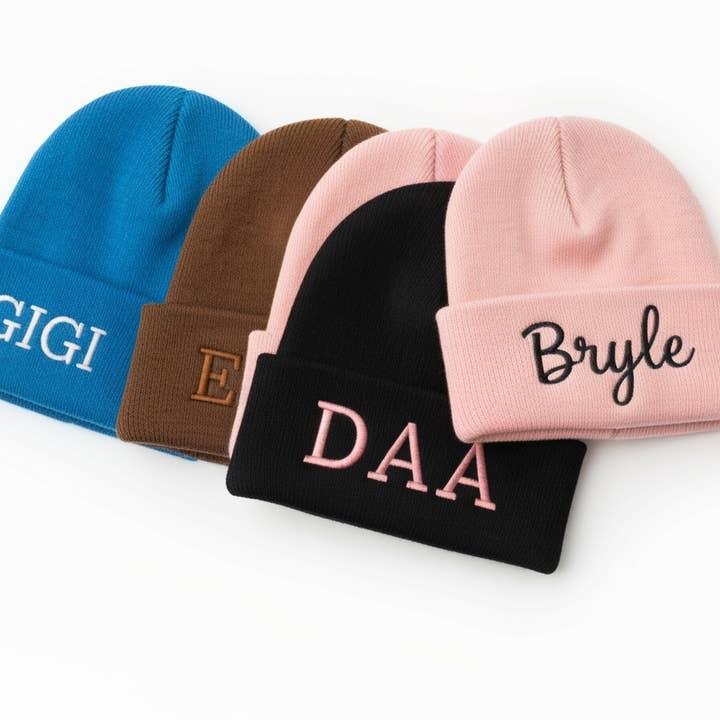 The Blissful - Wholesale Beanie – Unisex - Personalized Embroidered Beanie Embroidered Beanie Hats3