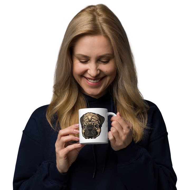 Club No-Kill 2027 Coffee Mugs - Wholesale Coffee Mug - Vinny the Pug Coffee Mugs 12