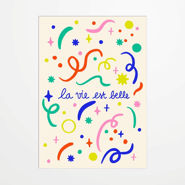 Postkarte - Cokiyette - Das Leben ist schön für den Großhandel von My 365