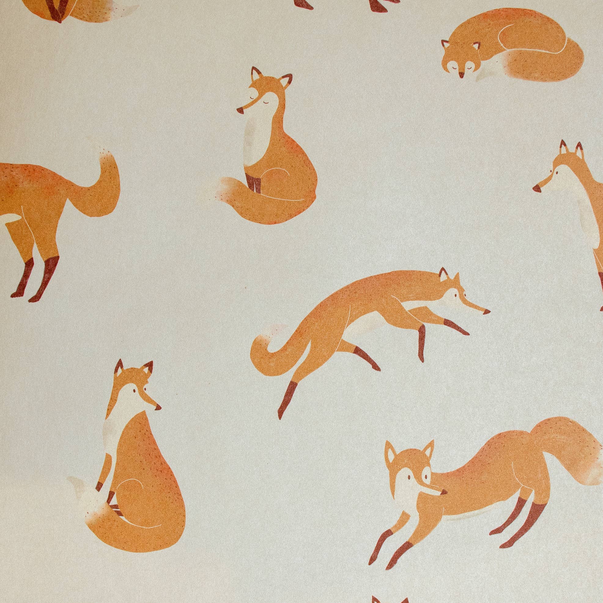 Galerie Wallcoverings - Wholesale Wallpaper - Great Kids Collection Smooth Glitter Friendly Foxes5