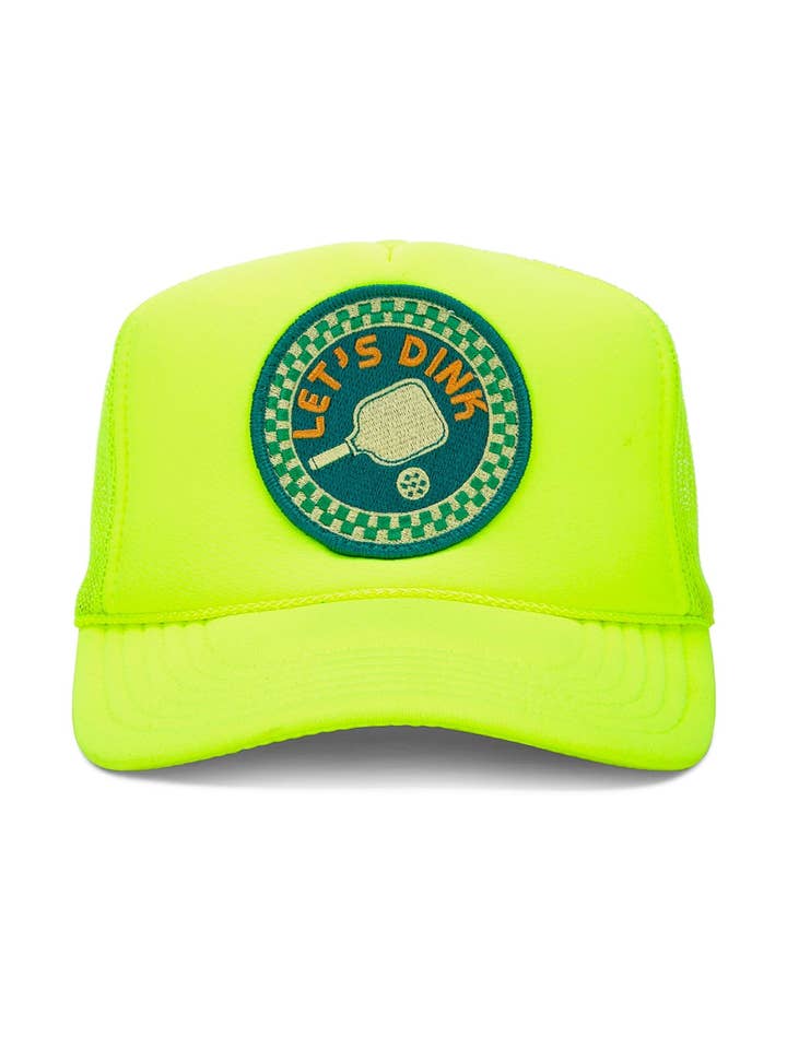 Casquette de camionneur Pickle Ball en néon pour la vente par Friday Feelin'