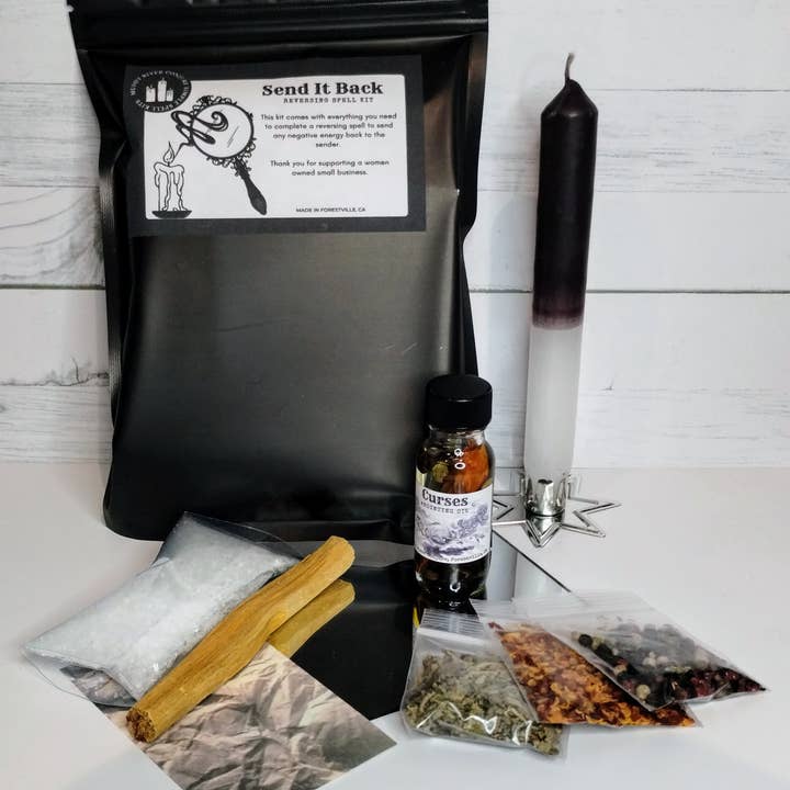 Muddy River Conjure - Wholesale Meditation supplies - Send It Back Reversing Spell Kit, Reversing Ritual Kit
