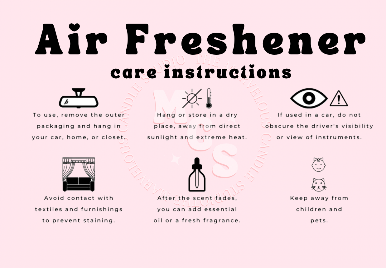 Marvelous Candle Studio - Wholesale Car Freshener - Women's - Lana Del Rey Air Freshener5