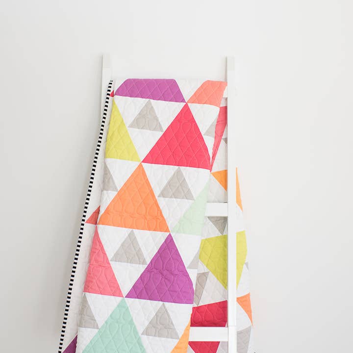 Quilty Love - Wholesale Craft Sewing Kit - Triangle Peaks PAPER Quilt Pattern