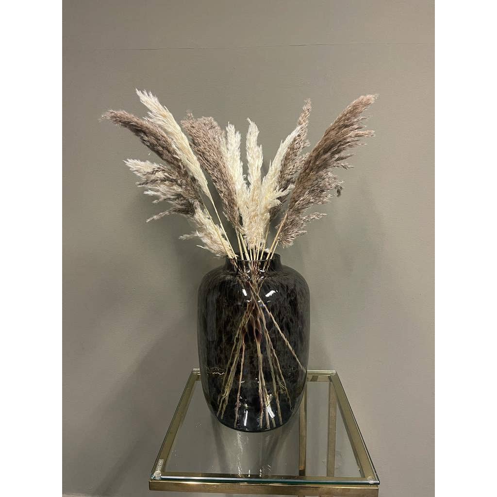 Luxury Living - Wholesale Vase - Cheetah Vase Smoke Large2