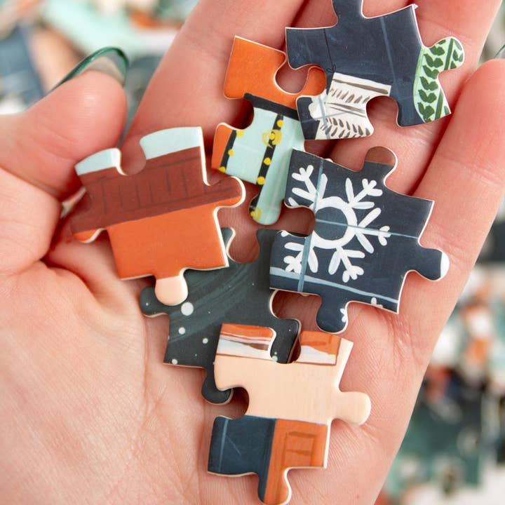 1canoe2 | One Canoe Two Paper Co. - Wholesale Puzzle - Adult - Christmas in the City - 500 Piece Jigsaw Puzzle4