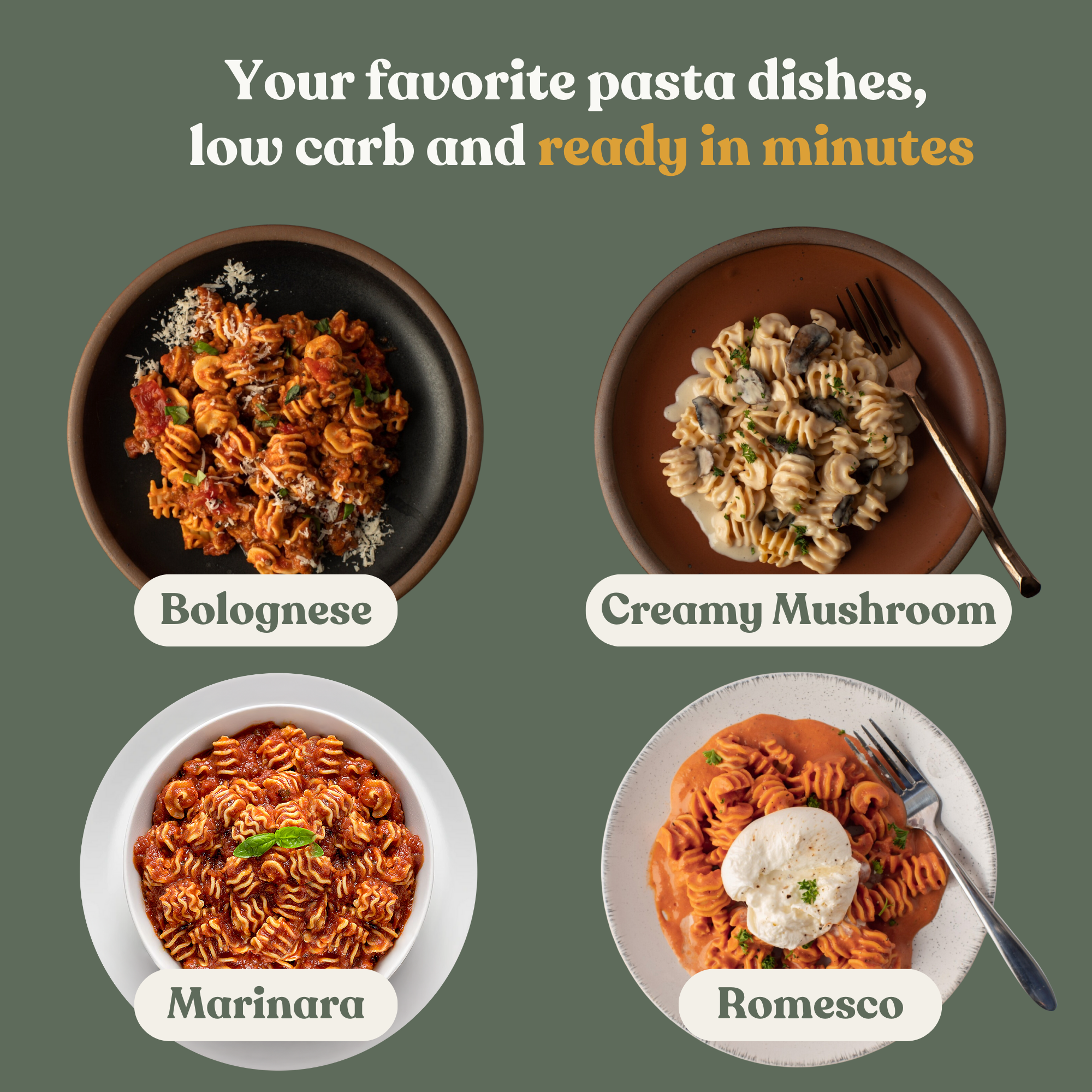 Chef's Kiss – wholesale Pasta – Chef's Kiss lågkolhydrat Lupin Radiatori-pasta6