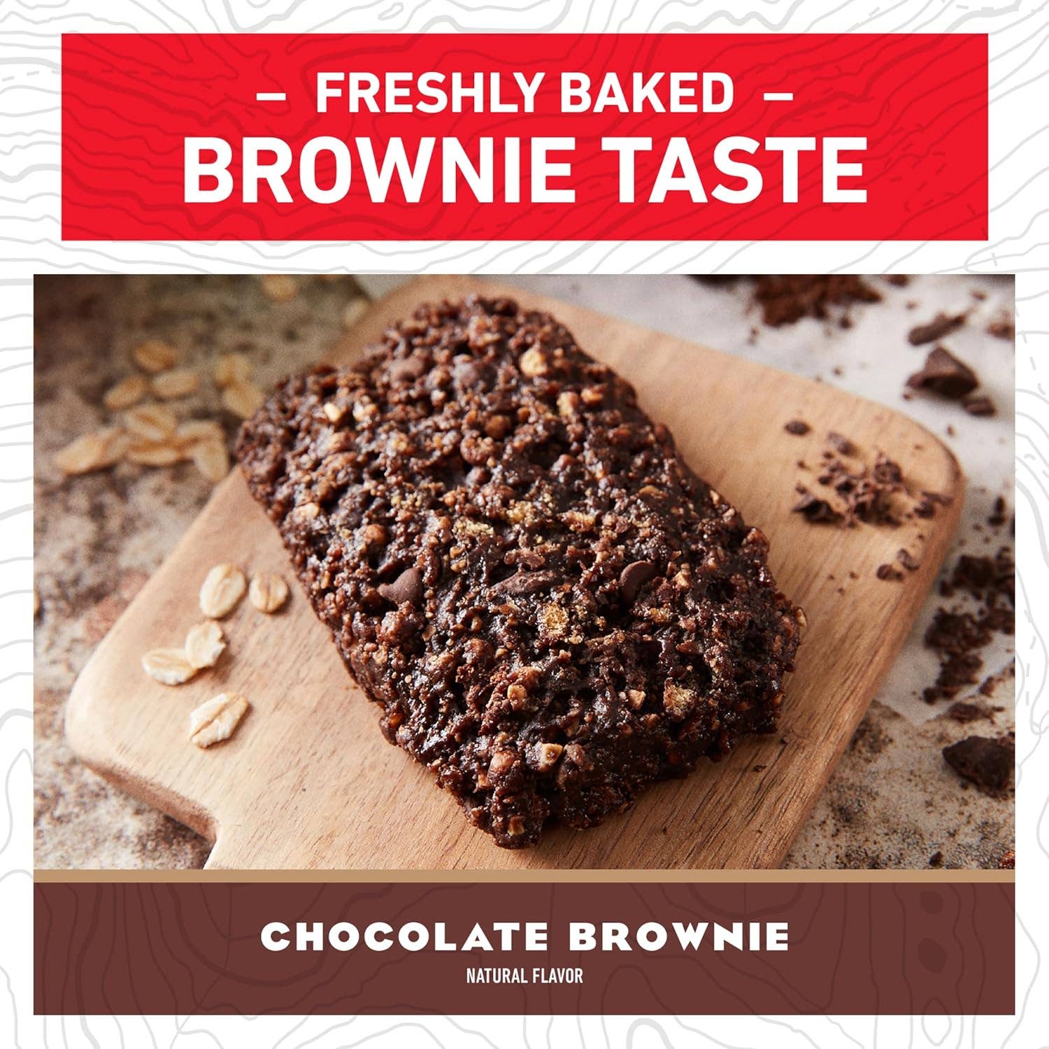 Snacky Candy - Vente Barres de céréales - Clif Bar Brownie au Chocolat 68g boîte de 123