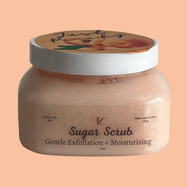 Sugar Scrub- Just Peachy for wholesale by Kbbodyessentials LLC