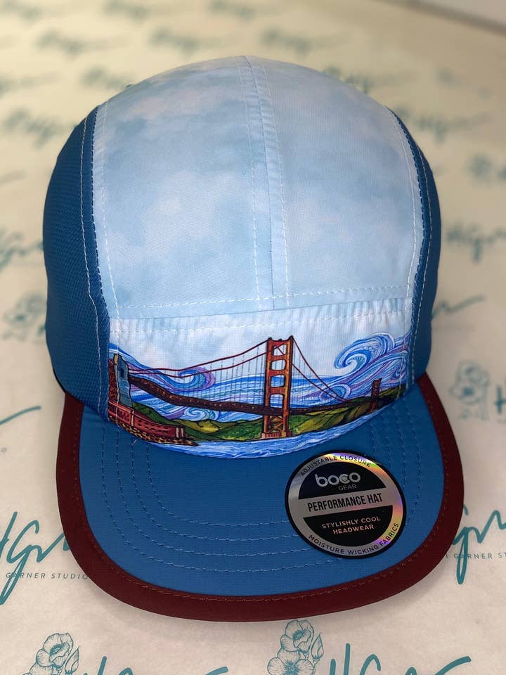 Pont du Golden Gate/ Marin Californie Chapeau Boco Endurance pour la vente par Heidi Garner Studio