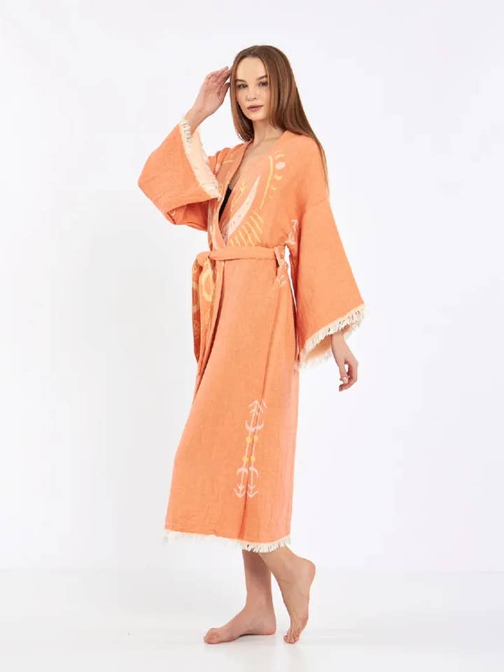 Umays Boho - Wholesale Kimono - Women's - Evil Eye Kimono, Jacquard Kimono, Festival Kaftan Kimono5