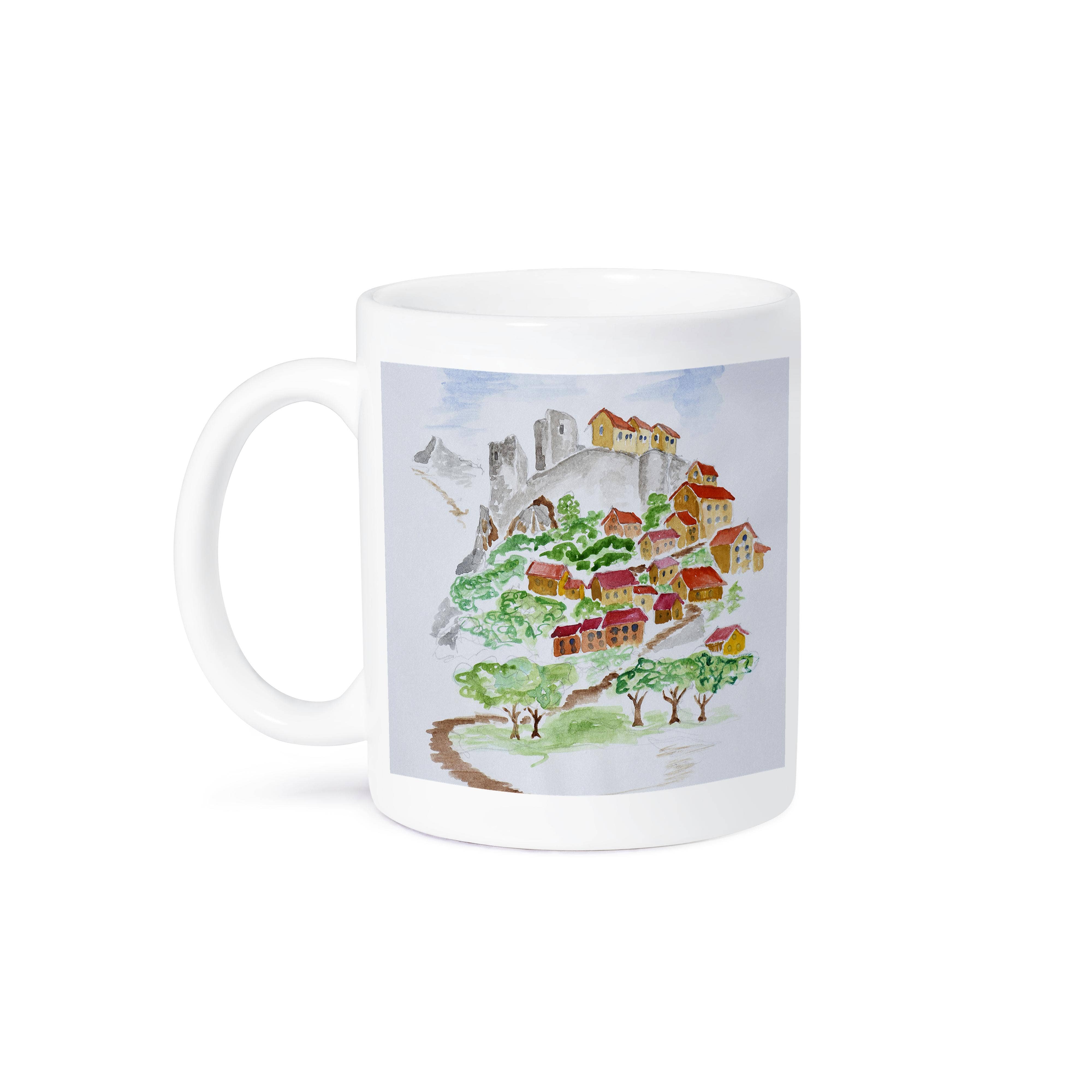 3dRose - Wholesale Coffee Mug - 3dRose, Road to the hilltop fortress of Corte, Corsica, France, Mug8