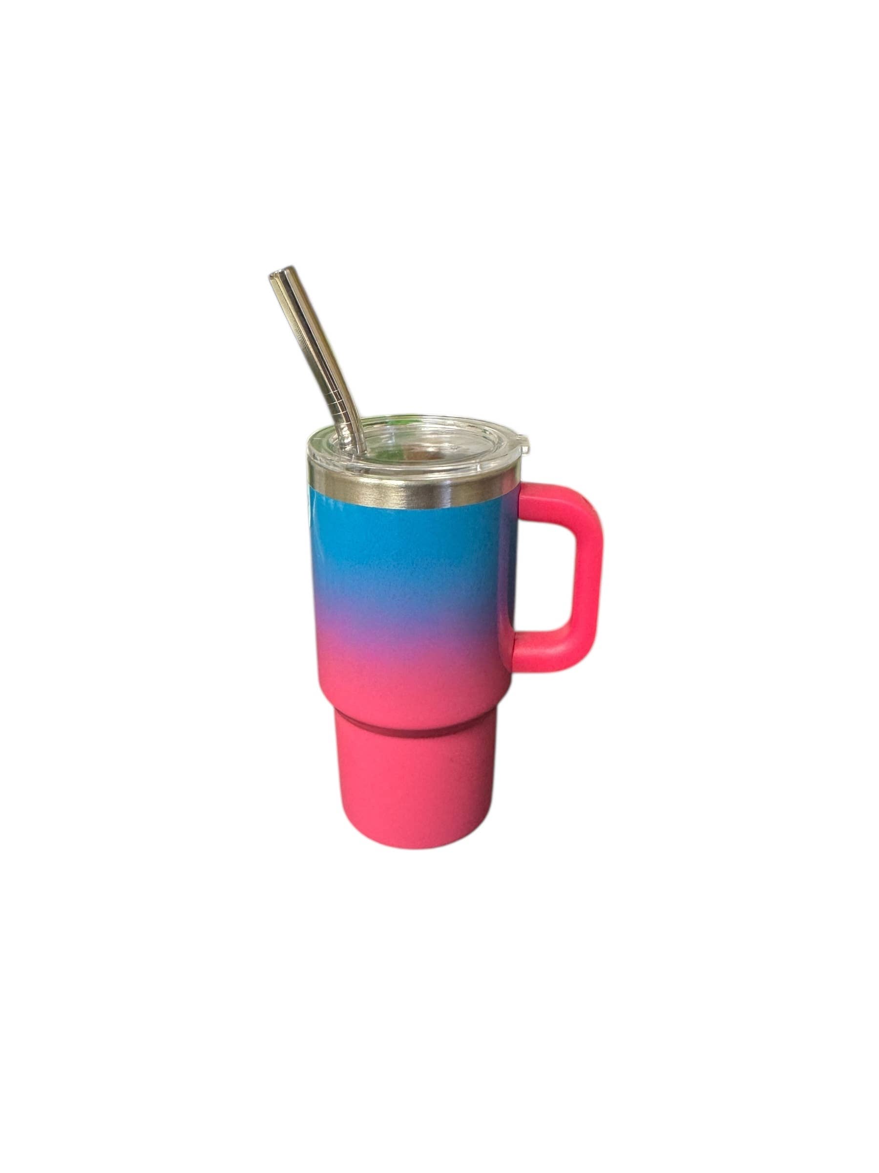 Trend Zone - Wholesale Insulated Mug/Tumbler - Mini Tumblers with straws 2.5oz - Ombre4