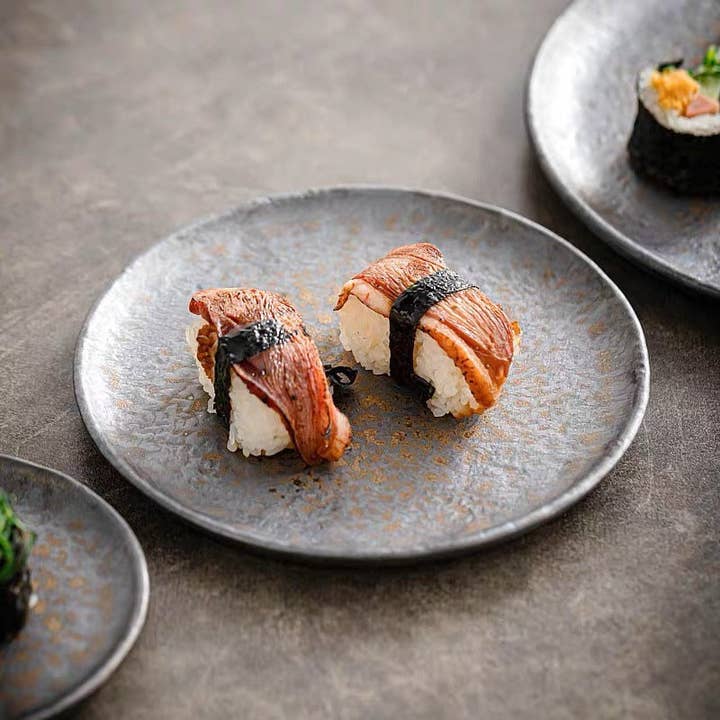 Gohobi - Wholesale Dinner Plate - Gohobi Handmade Metallic Glaze Ceramic Plate