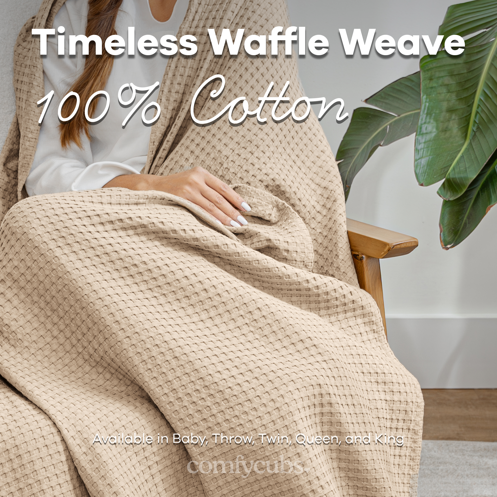 Comfy Cubs - Wholesale Throw Blanket - Waffle Blanket for Adults, Soft Bed Blanket by Comfy Cubs26