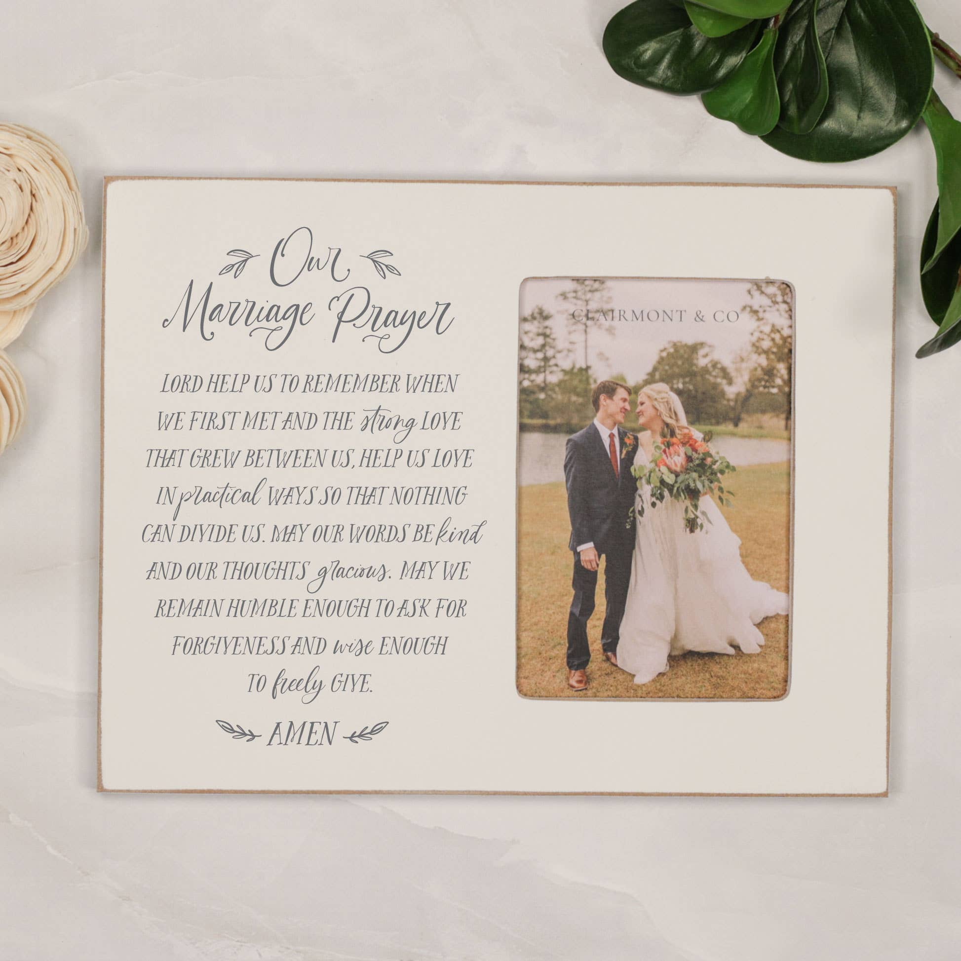 Clairmont & Co - Wholesale Picture Frame - Wedding Gifts, Marriage Picture Frame, Gifts for Mr & Mrs