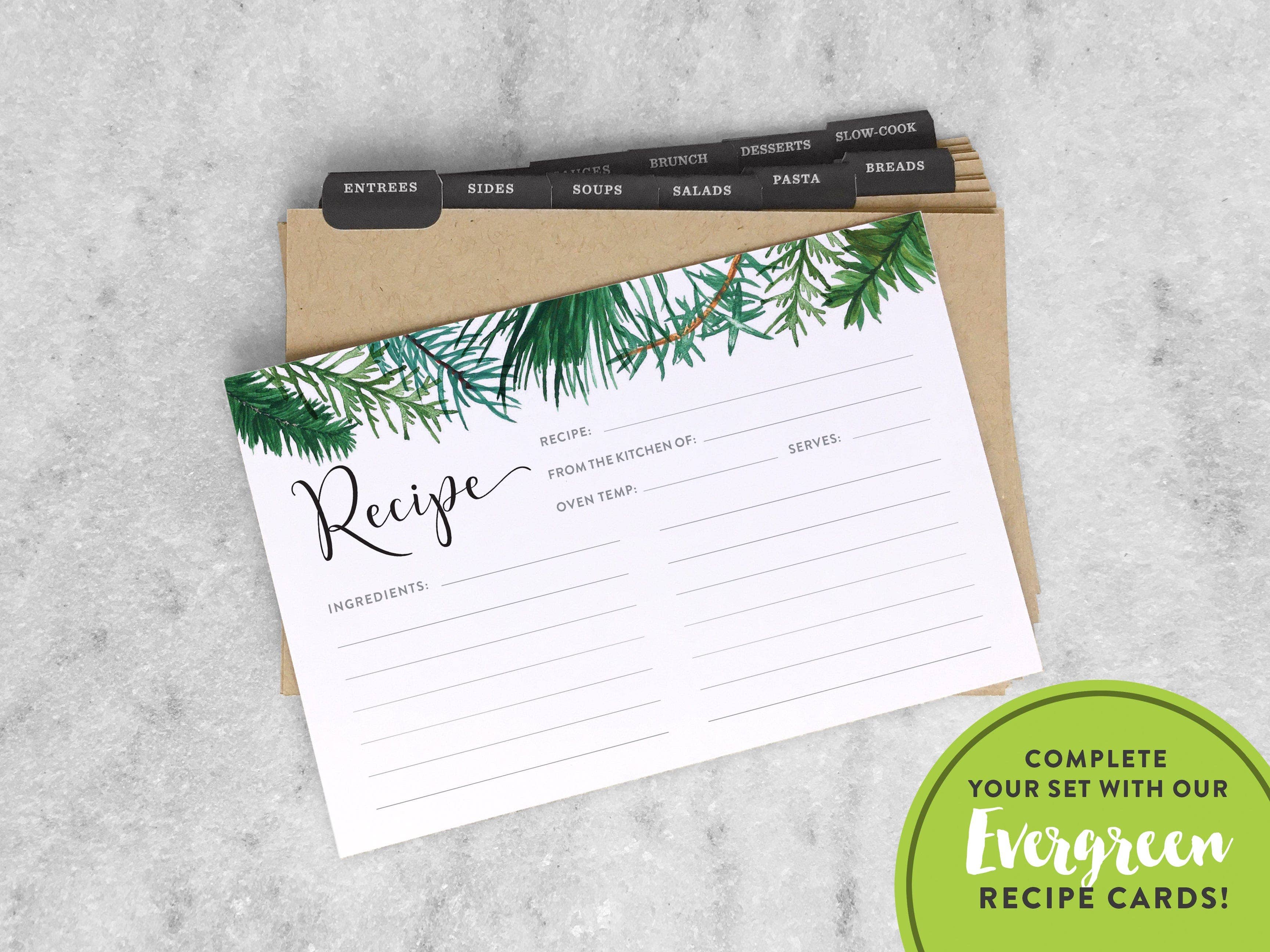 Favorite Story - Wholesale Recipe Card - Recipe Card Dividers & Tabs4