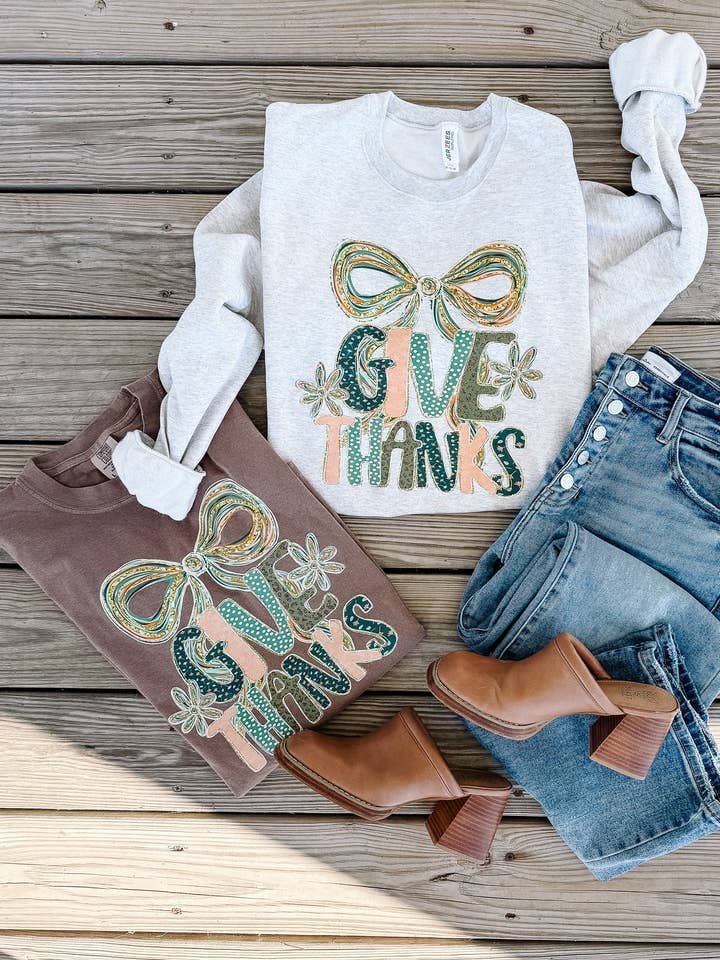 Emerlie Love - Wholesale Graphic Sweatshirt - Women's - Give Thanks Graphics - Multiple Styles1