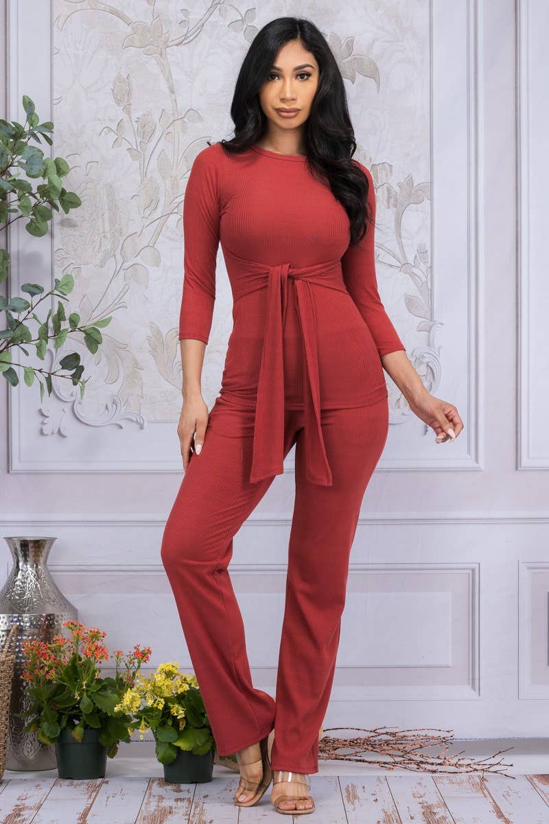 H&H Fashion Inc. - Wholesale Top & Pant Set (NOT Loungewear) - Women's - HH677X1-SOL - 2 PC Top & Pant Set0