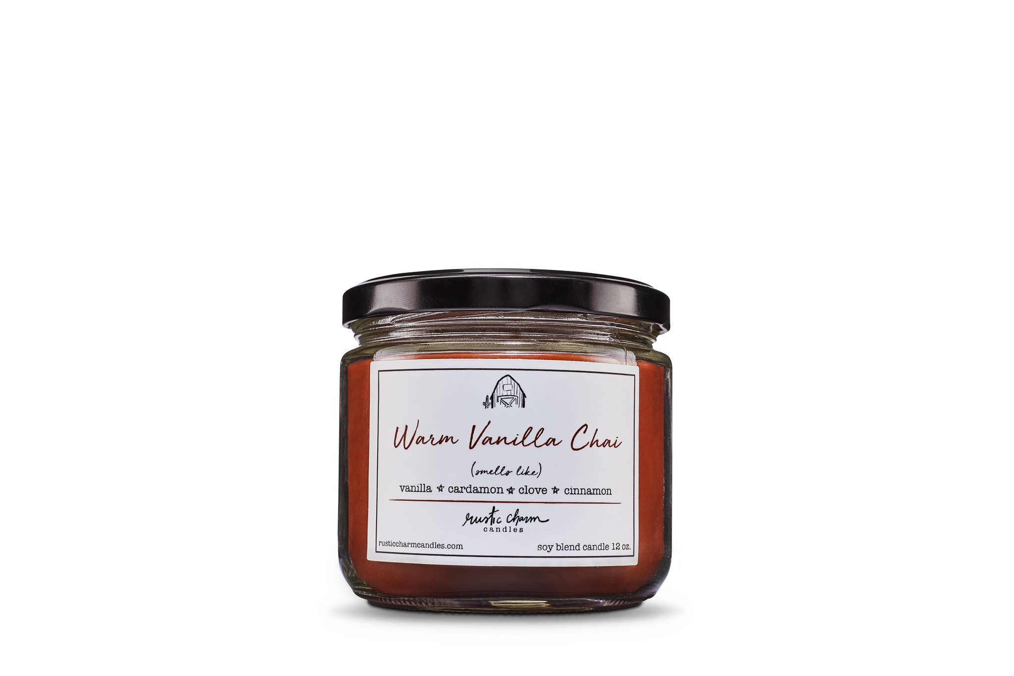 Rustic Charm Candles - Wholesale Jar/Filled Candle - Warm Vanilla Chai Candle