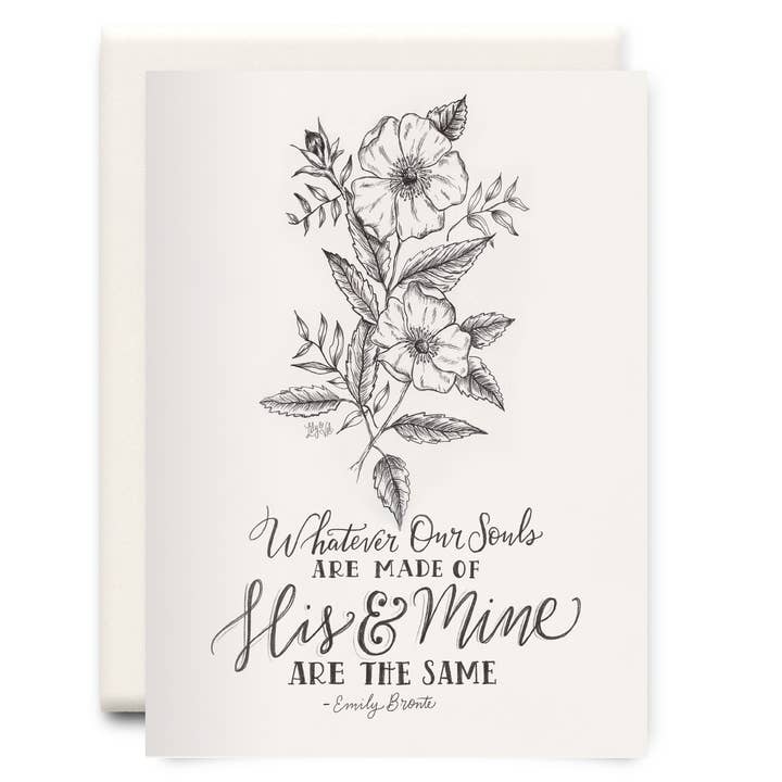 His & Mine | Love Greeting Card for wholesale by Inkwell Cards