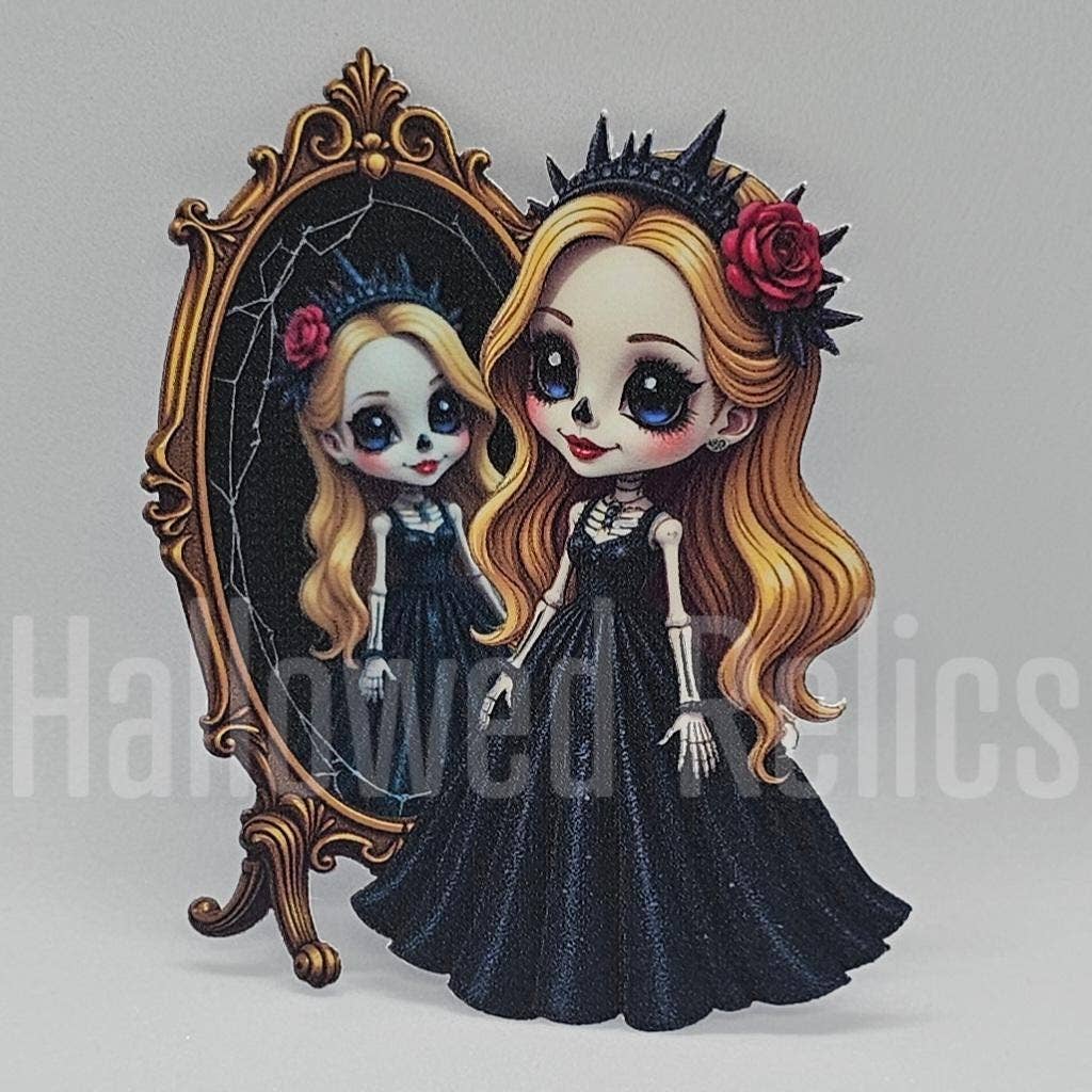 Hallowed Relics - Wholesale Sticker - Gothic Princess Skeleton Kawaii Sticker Set1