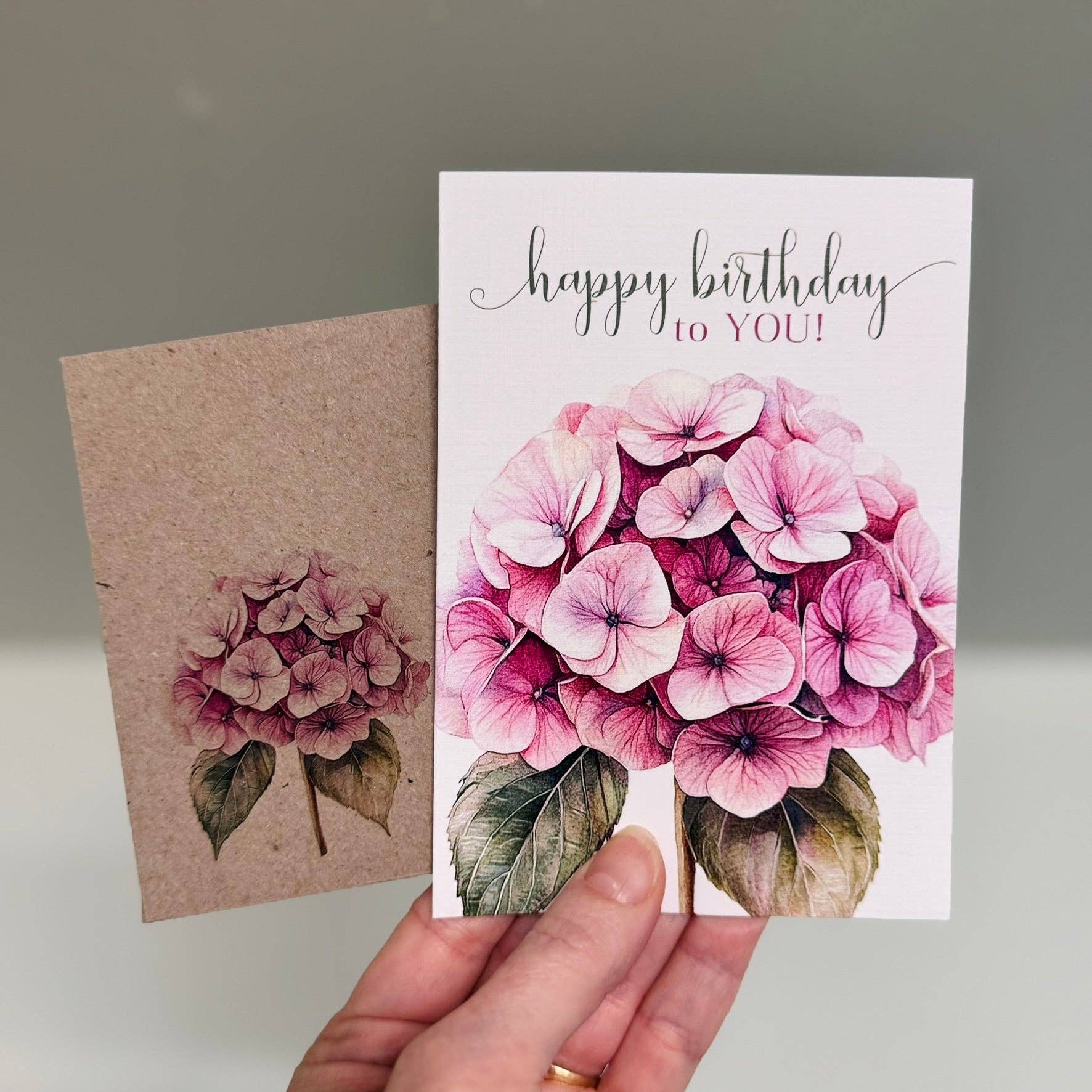 Scattered Seed Co - Wholesale Birthday card - Blush Florals Happy Birthday greeting cards - 4 designs4