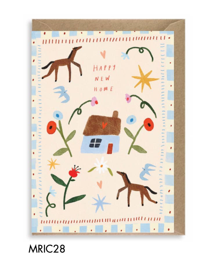 CARTA CASA DOLCE CASA per la vendita all'ingrosso da parte di Martha Ratcliff Illustration