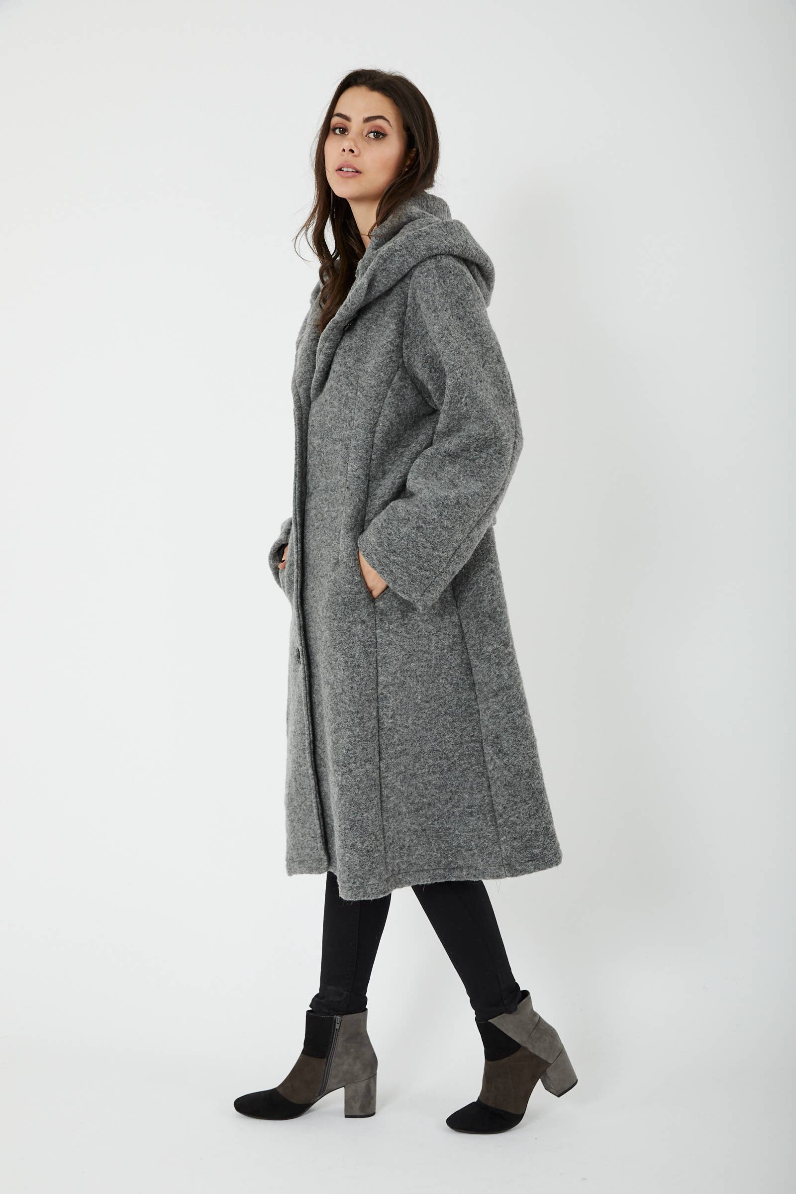ORNELLA PARIS - Wholesale Coat - Women's - BLL-M4206 wool blend coat16