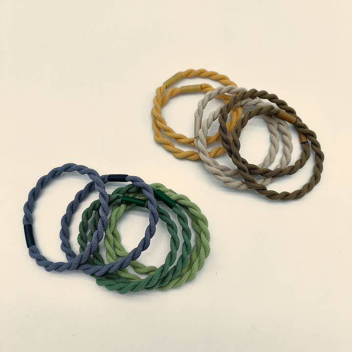 ACCITY - Wholesale Hair Tie - 10PCS BRAIDED CORD SUPER STRETCHY ELASTIC HAIR TIE_CWAHA0331