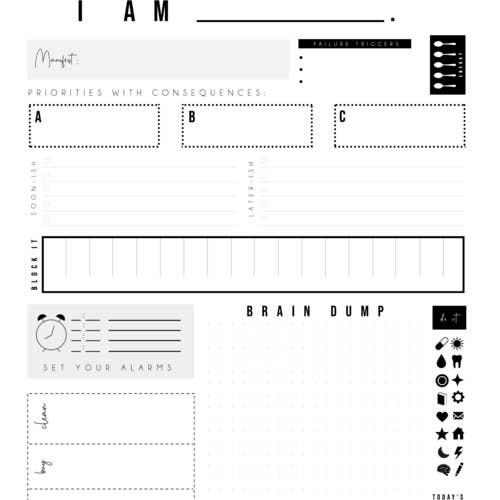 Imperfect Inspiration - Wholesale Planner - Daily ADHD Notepad Planner2