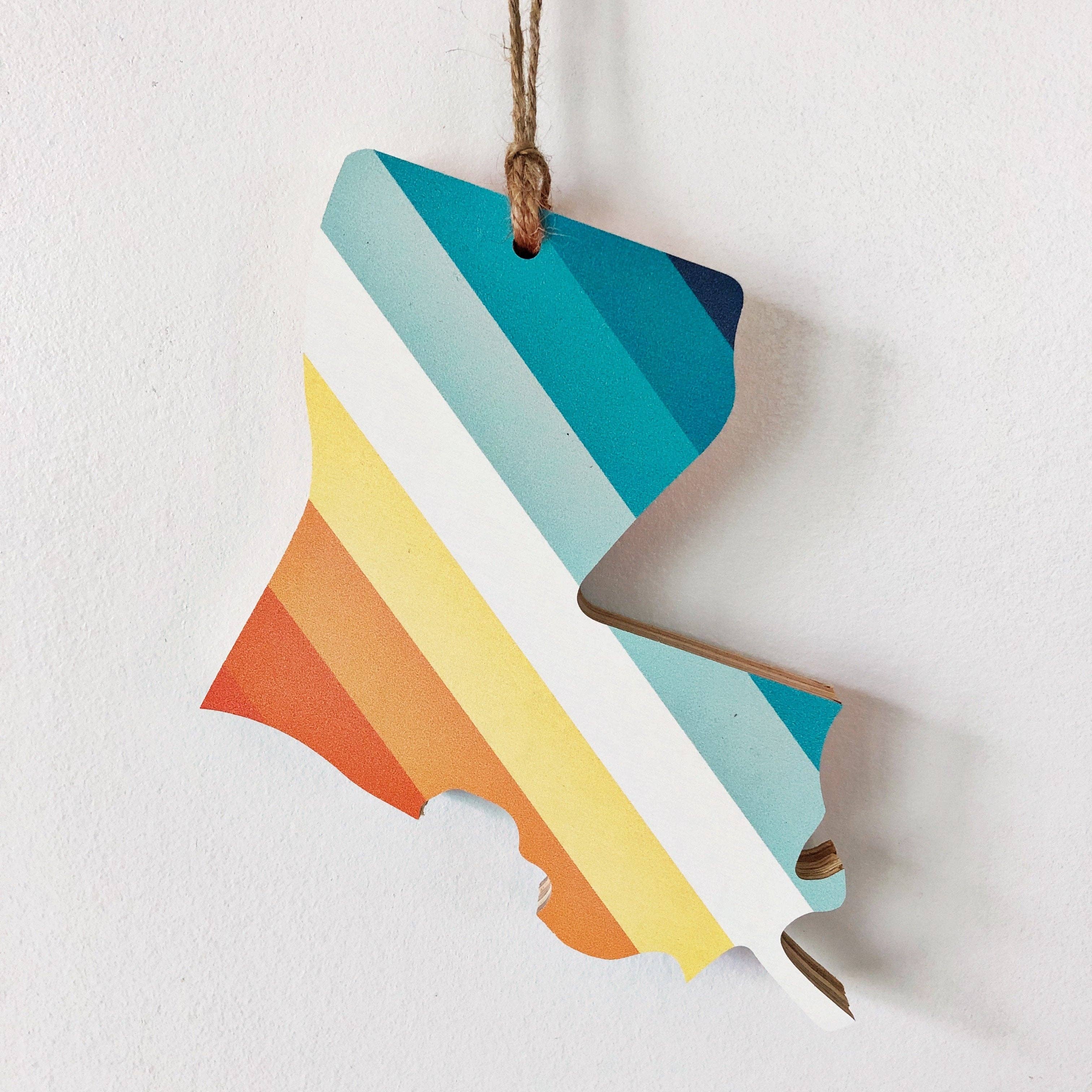 Hemlock & Heather - Wholesale Ornament - '76 Stripes State Ornaments23