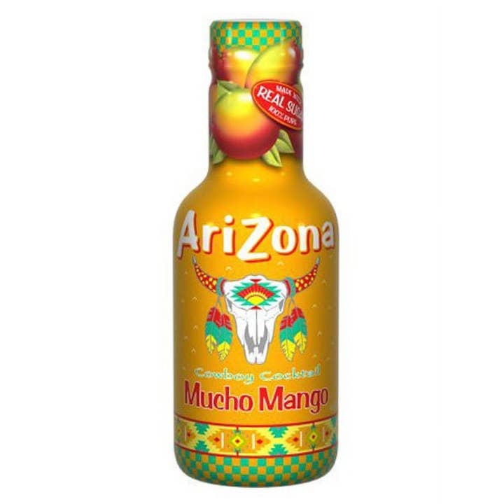 Arizona Real Sugar PET Mucho Mango 20/16.9OZ for wholesale by L&F Universal Goods