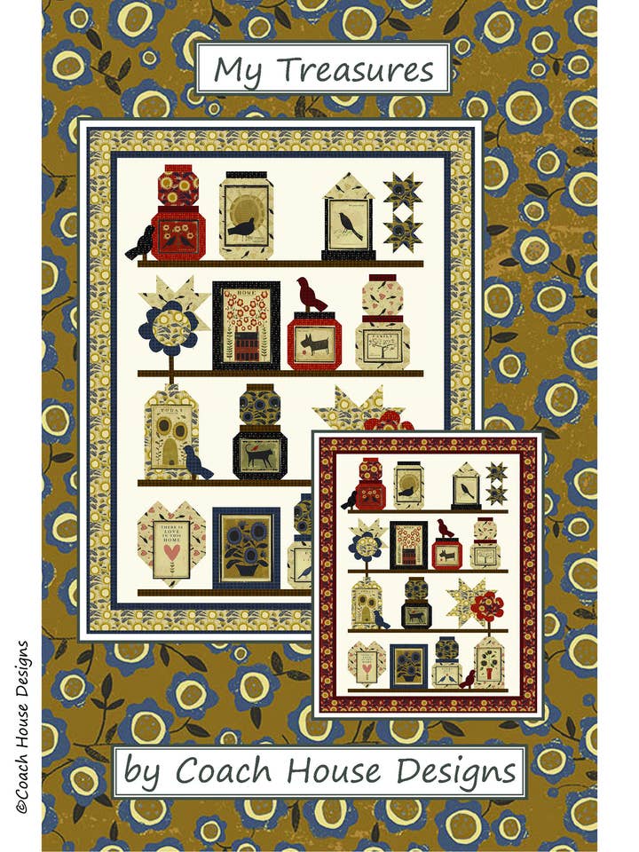 Motivo per trapunta My Treasures per la vendita all'ingrosso da parte di Coach House Designs